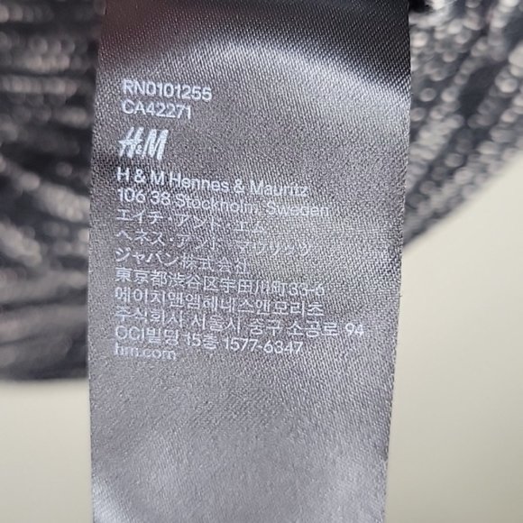 H&M Marled Relaxed 3/4 Sleeve Sweater, Size M - Picture 7 of 10